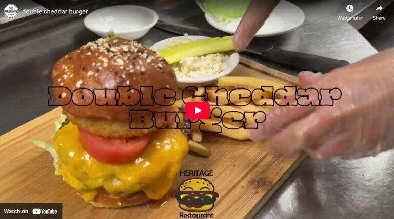 Double the Cheese, Double the Flavor! 🍔🔥