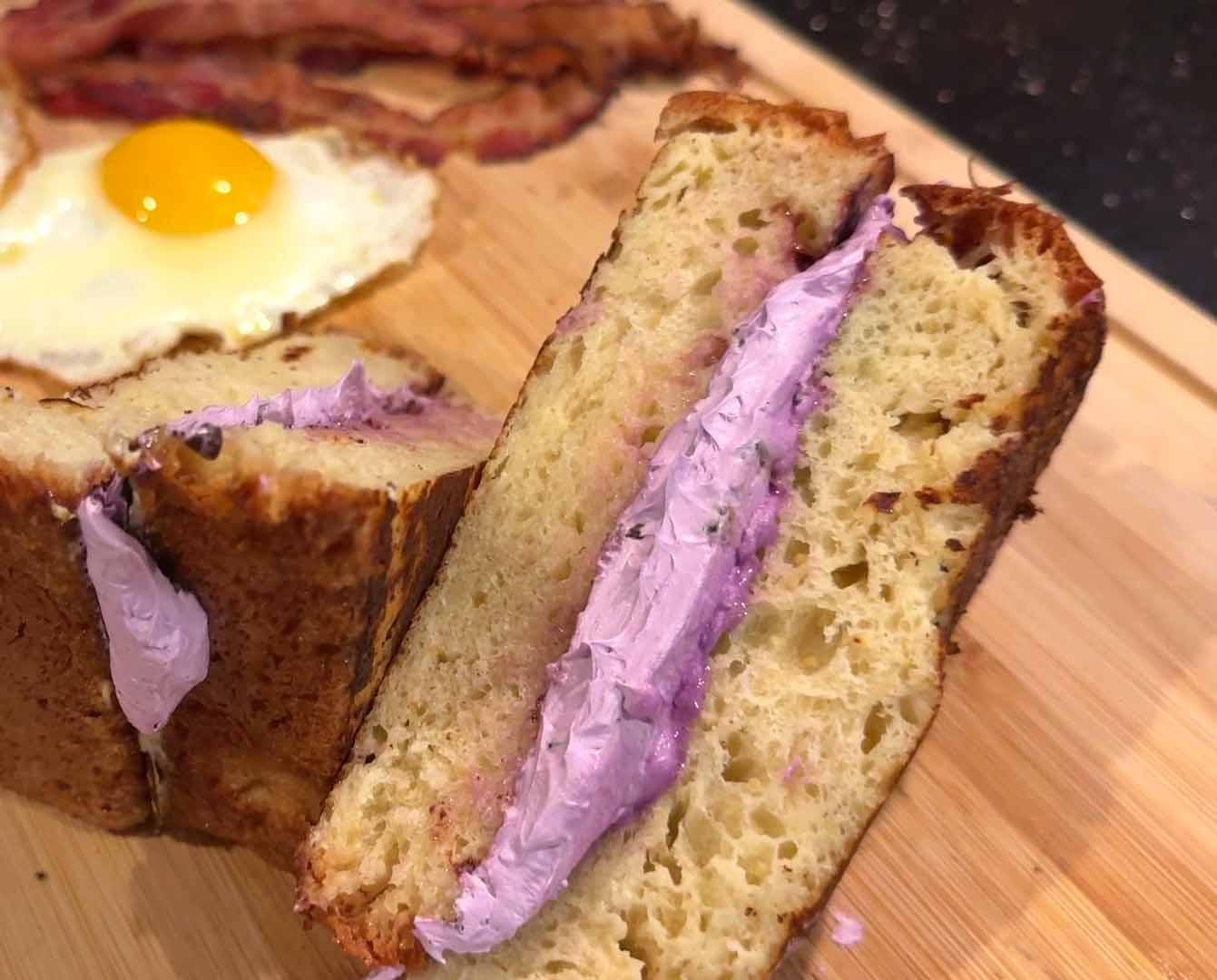 The Secret’s Out: Black Raspberry French Toast Sandwich