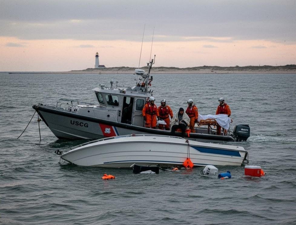 Tragedy at Fire Island Inlet: One Dead, One Injured After Boat Capsizes