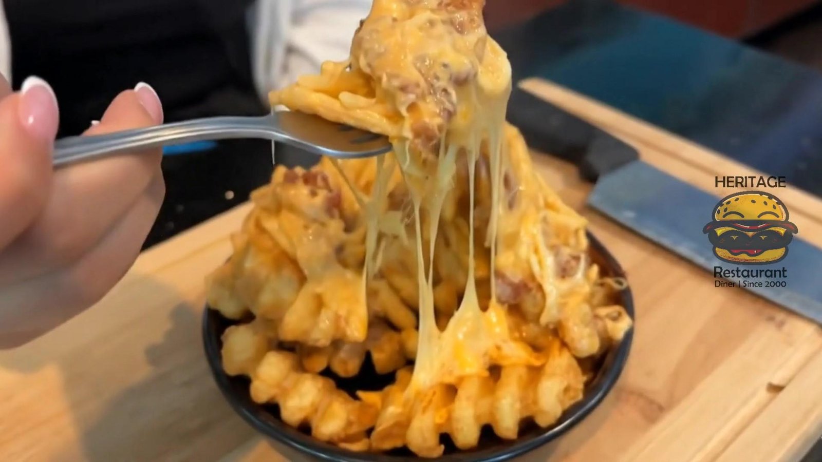 Starter Spotlight: Waffle Fries with Fried Chicken & Cheese