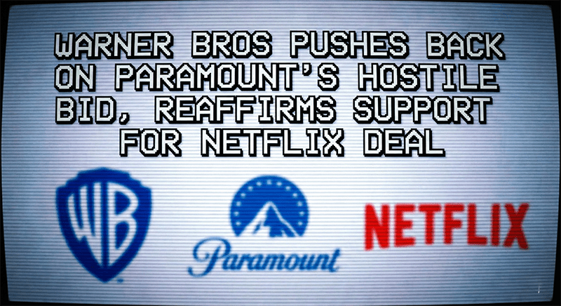 Warner Bros Pushes Back on Paramount’s Hostile Bid, Reaffirms Support for Netflix Deal