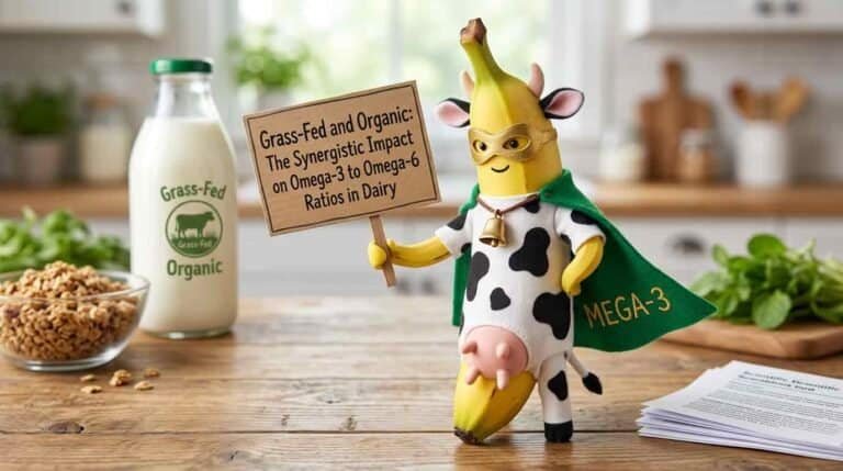Grass-Fed and Organic Dairy: The Science Behind the Omega-3 to Omega-6 Ratio