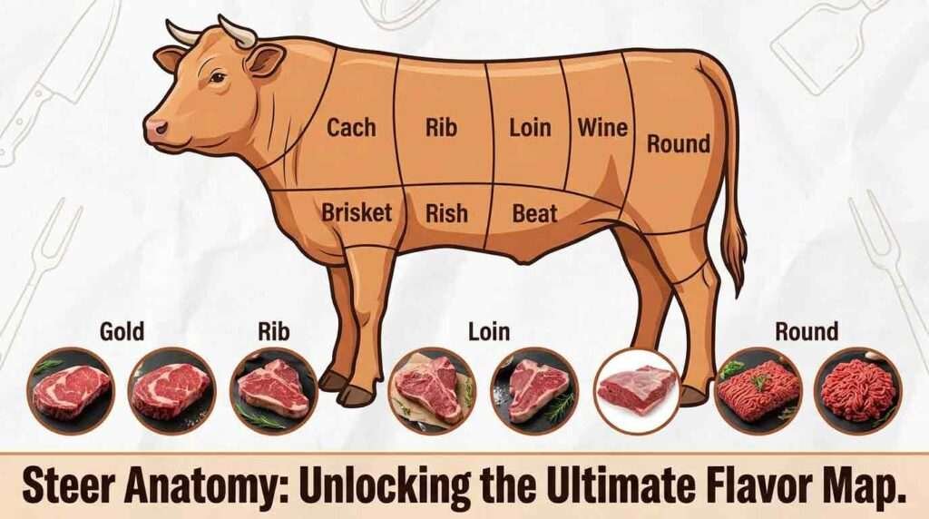The Anatomy of a Steer: Decoding the Primal Cuts for the Everyday Consumer
