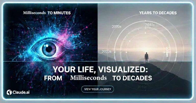 Your Life, Visualized: From Milliseconds to Decades