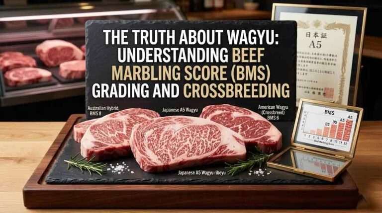 The Truth About Wagyu: Understanding Beef Marbling Score (BMS) Grading and Crossbreeding
