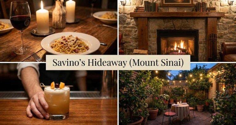 Savino’s Hideaway — 258 North Country Road, Mount Sinai, NY 11766