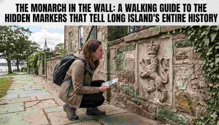The Monarch in the Wall: A Walking Guide to the Hidden Markers That Tell Long Island’s Entire History