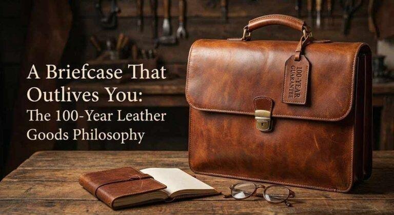 A Briefcase That Outlives You: The 100-Year Leather Goods Philosophy