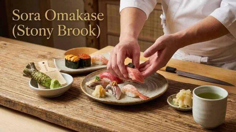 Sora Omakase — 1113 Route 25A, Suite 3E, Stony Brook, NY 11790