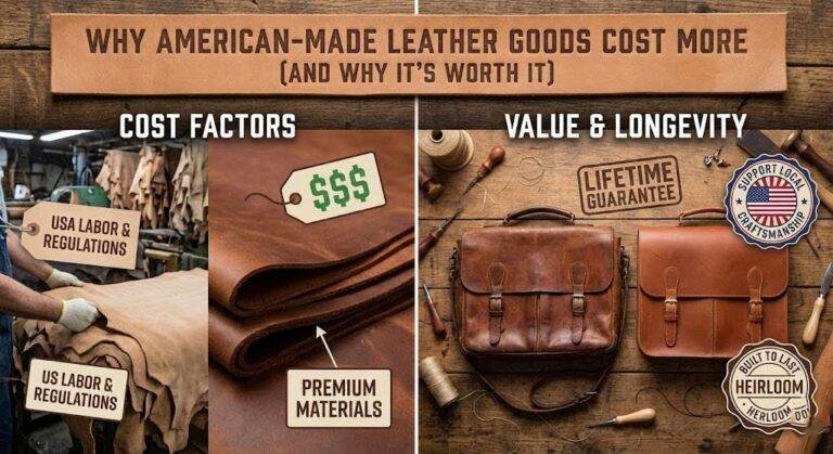 Why American-Made Leather Goods Cost More (And Why It’s Worth It)