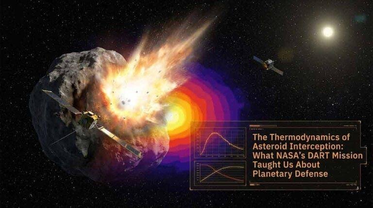 The Thermodynamics of Asteroid Interception: What NASA’s DART Mission Taught Us About Planetary Defense