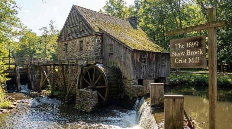 The 1699 Stony Brook Grist Mill: Where Water, Grain, and Commerce Built Long Island’s North Shore