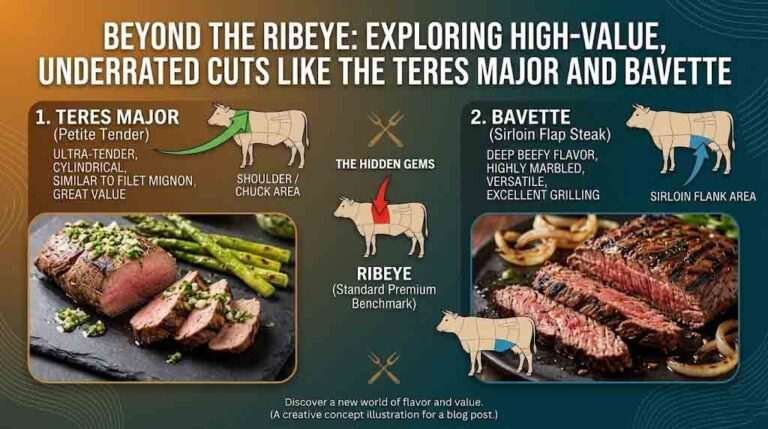 Beyond the Ribeye: Exploring High-Value, Underrated Cuts Like the Teres Major and Bavette