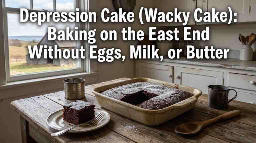 Depression Cake (Wacky Cake): Baking on the East End Without Eggs, Milk, or Butter