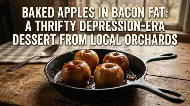 Baked Apples in Bacon Fat: A Thrifty Depression-Era Dessert from Local Orchards