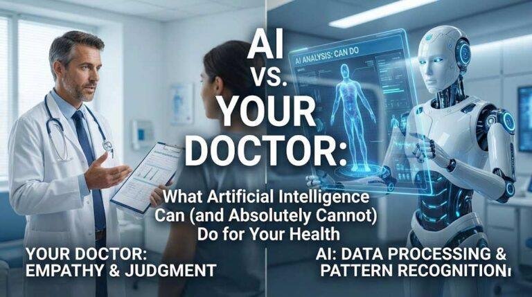 AI vs. Your Doctor: What Artificial Intelligence Can (and Absolutely Cannot) Do for Your Health