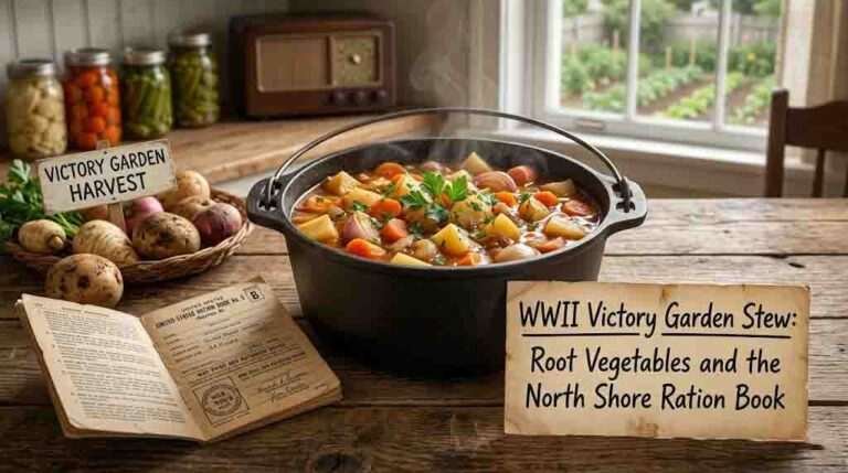 WWII Victory Garden Stew: Root Vegetables and the North Shore Ration Book