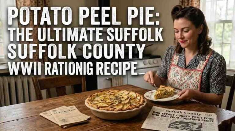 Potato Peel Pie: The Ultimate Suffolk County WWII Rationing Recipe