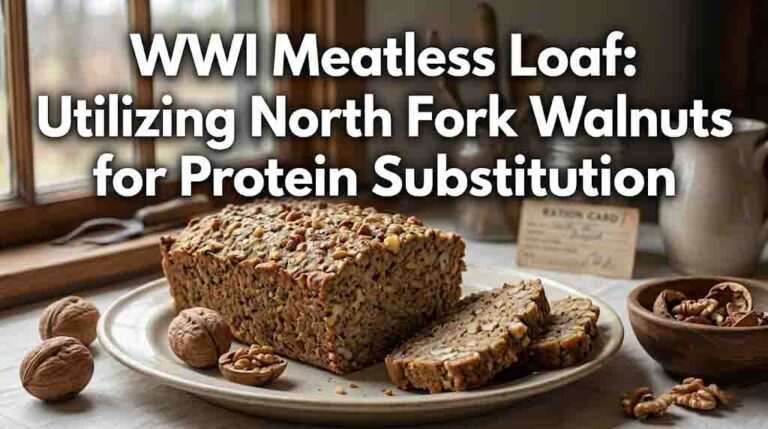 WWI Meatless Loaf: Utilizing North Fork Walnuts for Protein Substitution