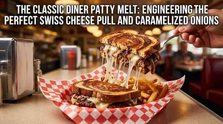 The Classic Diner Patty Melt: How to Get That Perfect Cheese Pull and Sweet Caramelized Onions