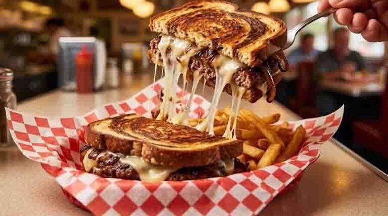 The Classic Diner Patty Melt: How to Get That Perfect Cheese Pull and Sweet Caramelized Onions