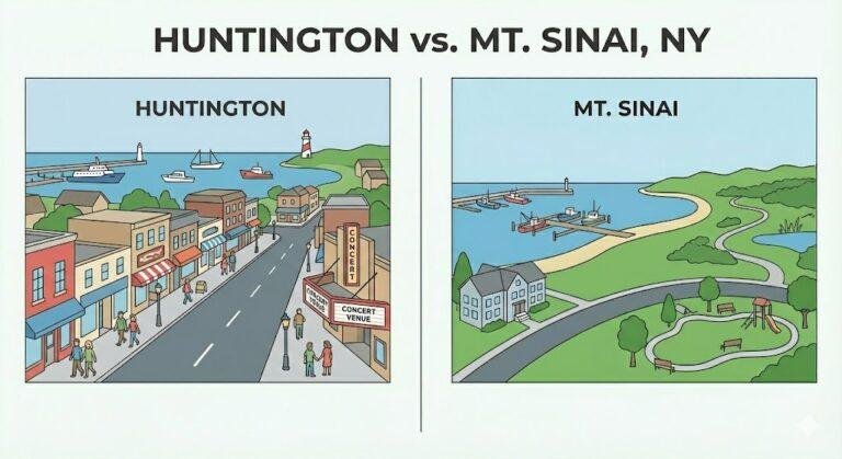 Huntington, NY vs. Mt. Sinai, NY: Long Island’s North Shore — Two Gems, One Decision