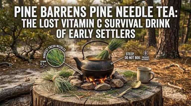 Pine Barrens Pine Needle Tea: The Lost Vitamin C Survival Drink of Early Settlers
