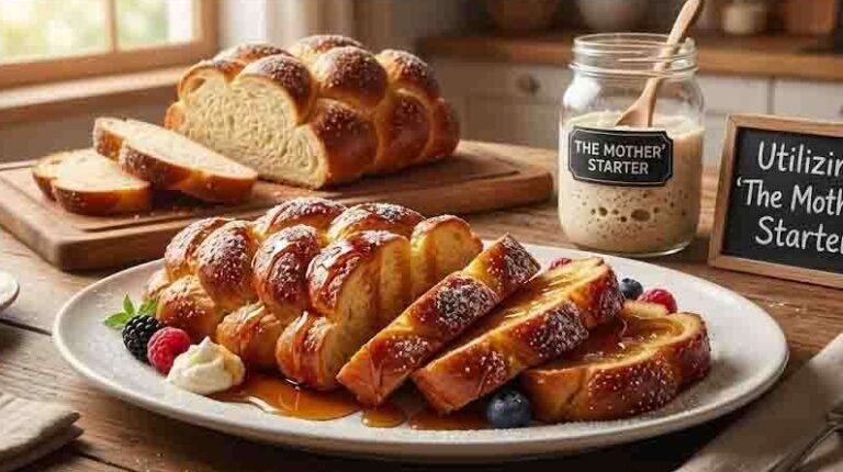 Challah French Toast: Utilizing Our Heritage Sourdough and “The Mother” Starter for the Ultimate Breakfast Crunch