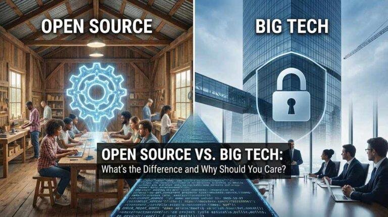 Open Source vs. Big Tech: What’s the Difference and Why Should You Care?