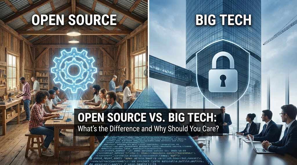 Open Source vs. Big Tech: What’s the Difference and Why Should You Care?