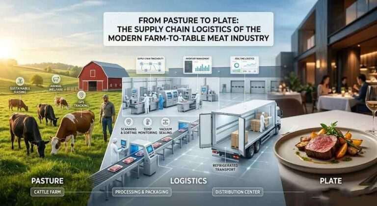 From Pasture to Plate: The Supply Chain Logistics of the Modern Farm-to-Table Meat Industry