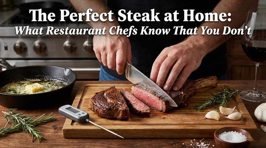 The Perfect Steak at Home: What Restaurant Chefs Know That You Don’t