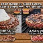 Smash Burgers vs. Classic Burgers: The Science Behind Why They Taste Different 🍔