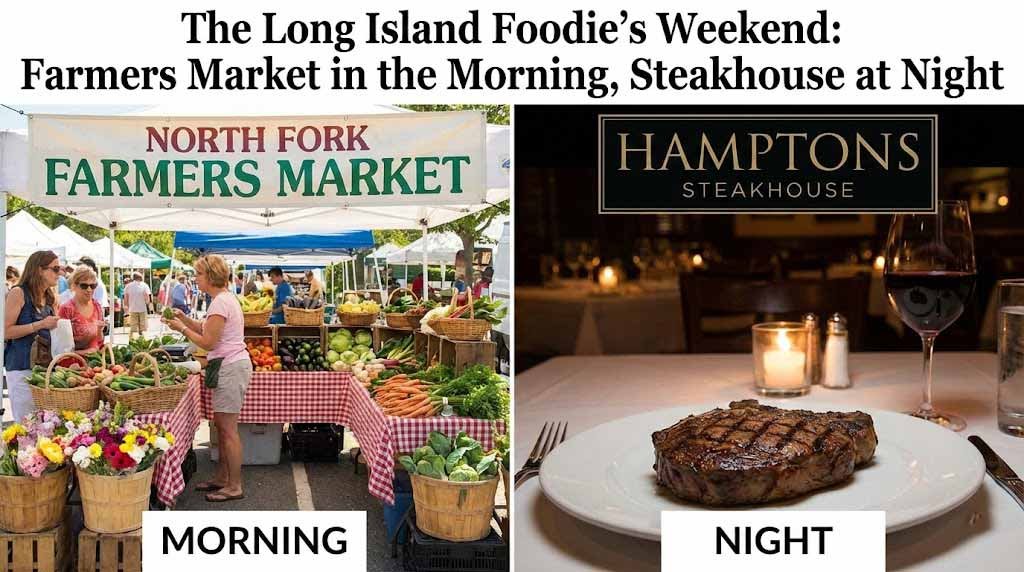 The Long Island Foodie’s Weekend: Farmers Market in the Morning, Steakhouse at Night
