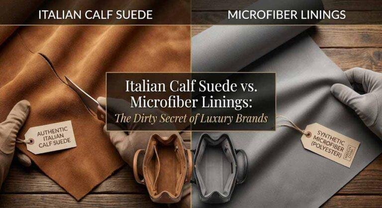 Italian Calf Suede vs. Microfiber Linings: The Dirty Secret Luxury Brands Hope You Never Touch