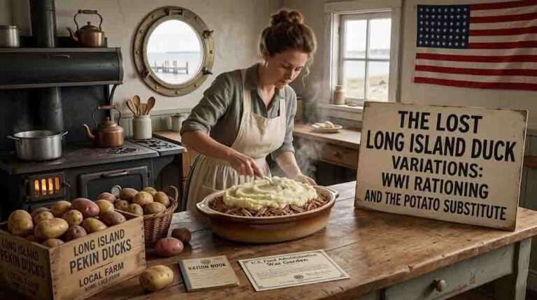 The Lost Long Island Duck Variations: WWI Rationing and the Potato Substitute