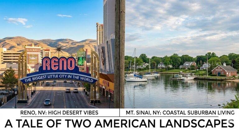 Reno, Nevada vs Mount Sinai, NY