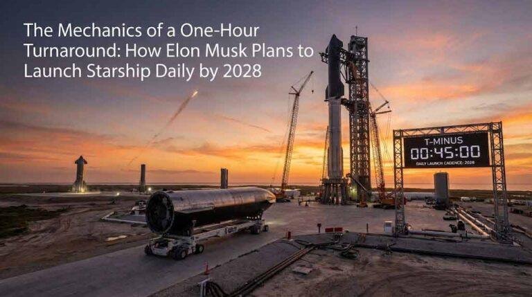 The Mechanics of a One-Hour Turnaround: How Elon Musk Plans to Launch Starship Daily by 2028