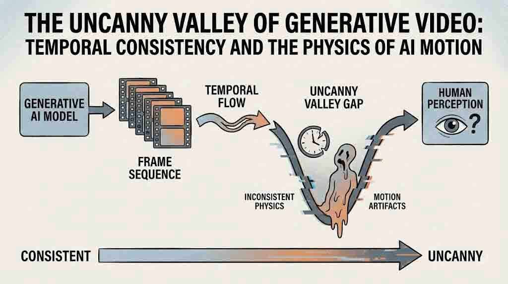The Uncanny Valley of Generative Video: Temporal Consistency and the Physics of AI Motion