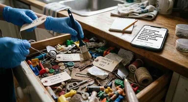 Excavating the Junk Drawer: What Archaeologists Know That Every Family Should