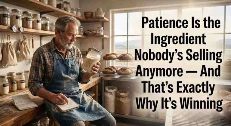 Patience Is the Ingredient Nobody’s Selling Anymore — And That’s Exactly Why It’s Winning