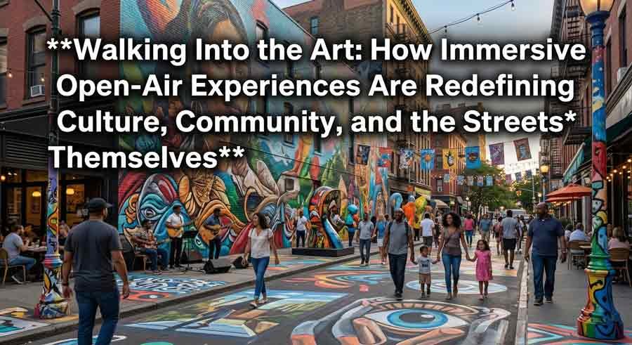 Walking Into the Art: How Immersive Open-Air Experiences Are Redefining Culture, Community, and the Streets Themselves