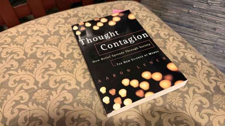 Thought Contagion by Aaron Lynch — The Missing Manual to The Selfish Gene
