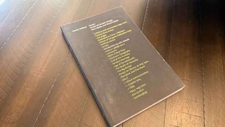 Screen by Jessica Helfand — She Saw the Wreckage Before the Crash