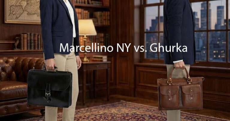 Marcellino NY vs. Ghurka: Heritage Leather, Heritage Stories