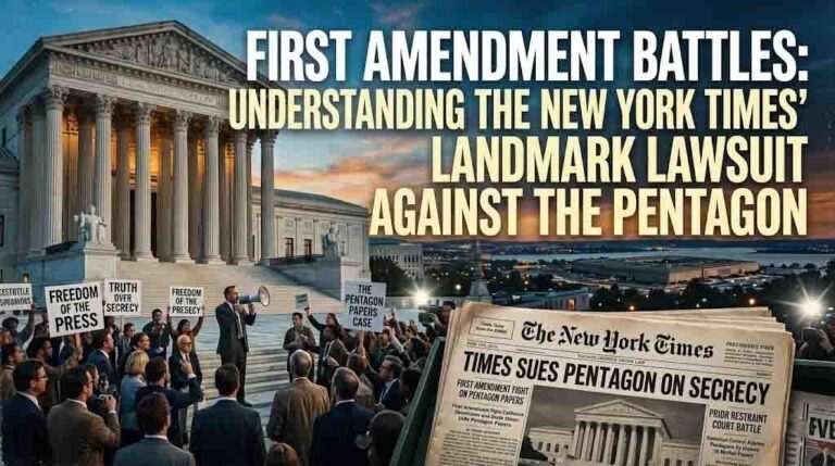First Amendment Battles: Understanding The New York Times’ Landmark Lawsuit Against the Pentagon