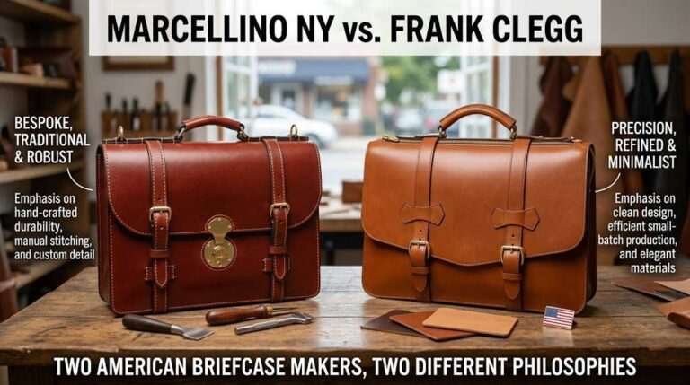 Marcellino NY vs. Frank Clegg: Two American Briefcase Makers, Two Different Philosophies