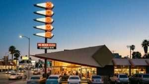 Googie architecture promised us the moon. We got a two a.m. steak-and-eggs special instead.