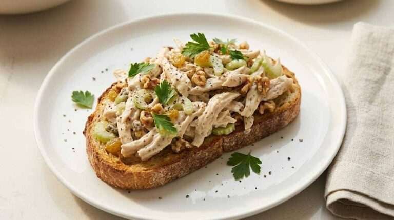Walnut Raisin Chicken Salad