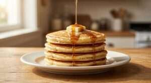 Fluffy Heritage Buttermilk Pancakes with Crispy Butter Edges